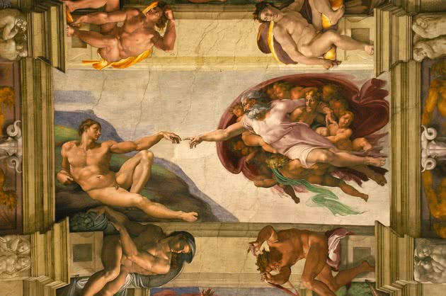 Criação de Adão - Michelangelo